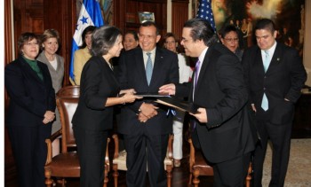 Honduras Signs Security Memorandum of Understanding