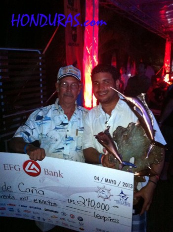 Club de Pesca winners in Honduras - Utila Bay Island