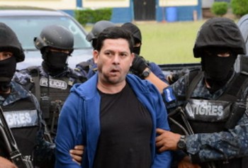 Honduras Elite Police for the "Tigres" escort Drug Trafficker designated as a "Kingpin" Emilio Fernandez Lopez, alias "Don H" in Tegucigalpa, Honduras