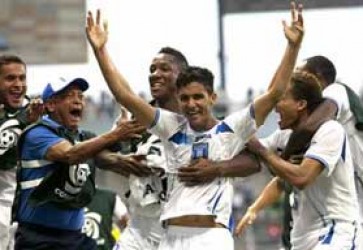 Honduras National Team Celebrates