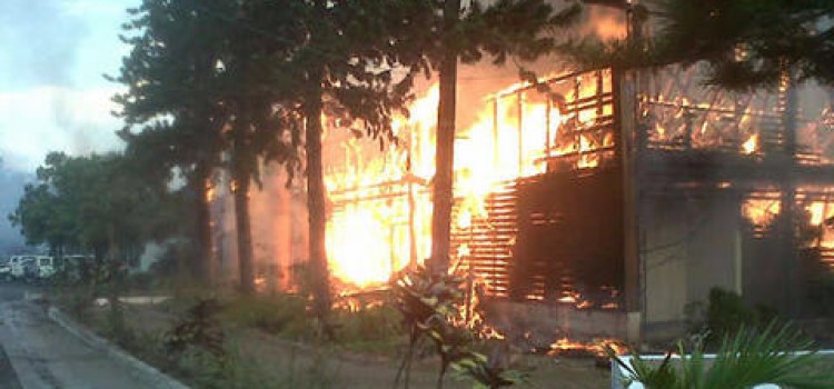 ICF Honduras Facility Burns to the Ground