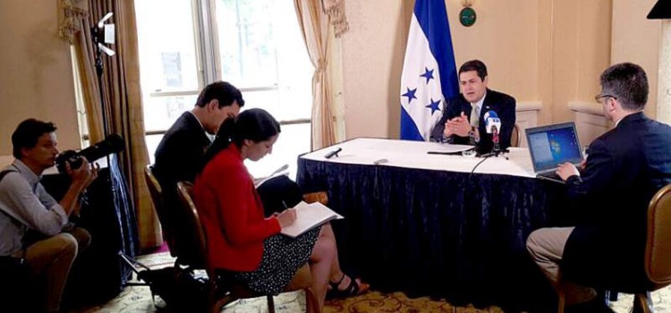 Honduran President Meets with Biden