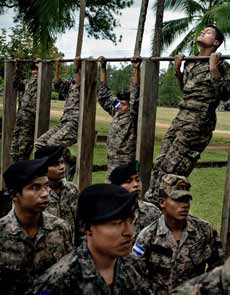 Honduras military training 