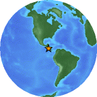 Central America Location Map