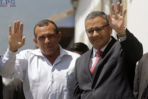 Presidents of Honduras and El Salvador