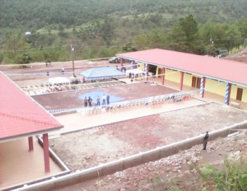 Photo taken of the new campus in Tomala, Lempira