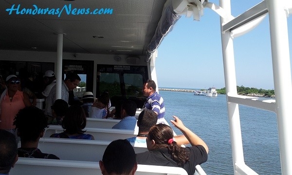 Utila Dream Ferry Maiden Voyage Upper Deck