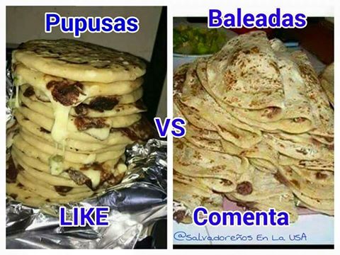 Honduras vs El Salvador - Baleadas vs Pupusas