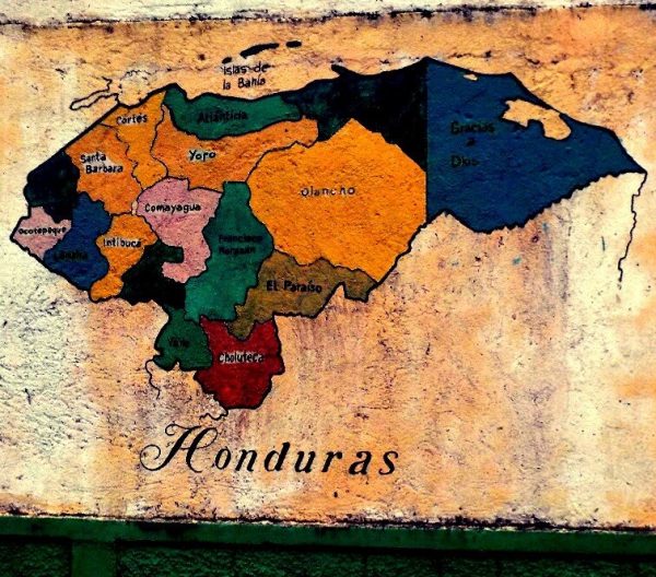 Honduras Tourism Map